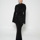 Luna Pearl Sleeved Maxi