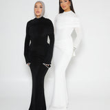 Luna Pearl Sleeved Maxi