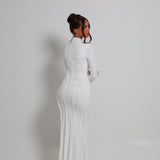 Chanel White Jewel Maxi
