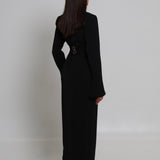 Kyana Blazer Dress Black