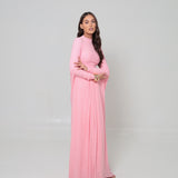Azalea Cape Dress Blush