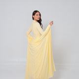 Azalea Cape Dress Lemon