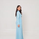 Azalea Cape Dress Blue