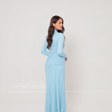 Azalea Cape Dress Blue