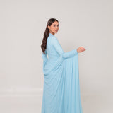 Azalea Cape Dress Blue