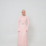 Diana Lace Dress Blush
