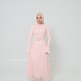 Diana Lace Dress Blush