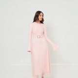 Diana Lace Dress Blush