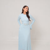 Diana Lace Dress Blue