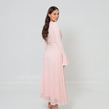 Diana Lace Dress Blush