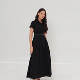 Alba Shirt Dress Black