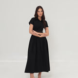 Alba Shirt Dress Black