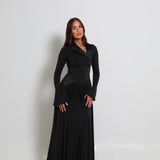 Monique Black Maxi