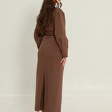 Camila Double Buckle Blazer Dress