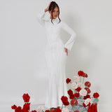 Chanel White Jewel Maxi